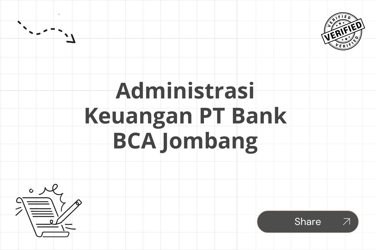 Administrasi Keuangan PT Bank BCA Jombang