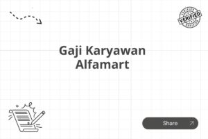 Gaji Karyawan Alfamart