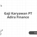 Gaji Karyawan PT Adira Finance