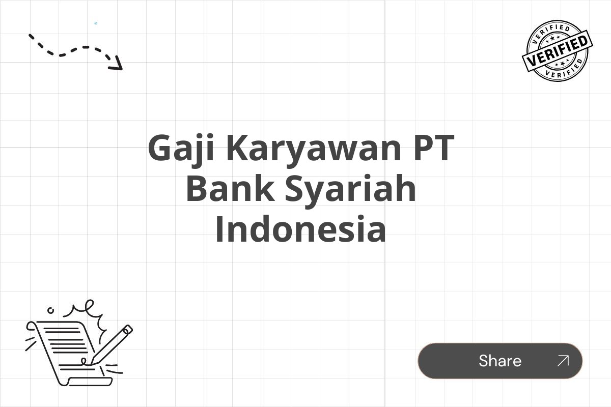 Gaji Karyawan PT Bank Syariah Indonesia