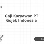 Gaji Karyawan PT Gojek Indonesia