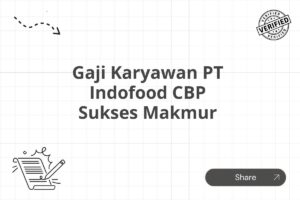 Gaji Karyawan PT Indofood CBP Sukses Makmur