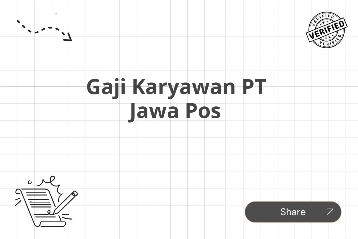 Gaji Karyawan PT Jawa Pos