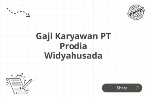 Gaji Karyawan PT Prodia Widyahusada